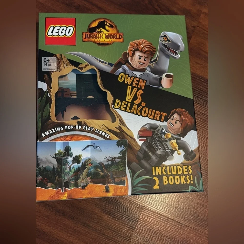 LEGO Star Wars and Jurassic World Book Collection plus book interactive legos